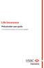 Life Insurance Policyholder user guide
