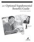 2017 Optional Supplemental. Benefits Guide. Individual Medicare Supplement. Janis E. Carter Health Net