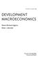 FOURTH EDITION DEVELOPMENT MACROECONOMICS. Pierre-Richard Agenor. Peter J. Montiel. Princeton University Press Princeton and Oxford