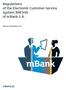 Regulations of the Electronic Customer Service System BRESOK of mbank S.A.