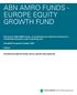 ABN AMRO FUNDS - EUROPE EQUITY GROWTH FUND