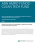 ABN AMRO FUNDS - CLEAN TECH FUND