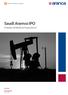 Investment Research & Analytics. Saudi Aramco IPO. A Reality Of Mythical Proportions? Article By. Rhea Sthalekar Junior Analyst