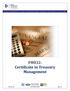 FM032: Certificate in Treasury Management