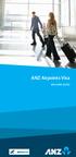 ANZ Airpoints Visa. Welcome guide