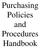 Purchasing Policies and Procedures Handbook