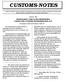 CUSTOMS-NOTES. January, 1997 REASONABLE CARE & RECORDKEEPING UNDER THE CUSTOMS MODERNIZATION ACT. by George R. Tuttle and George R.