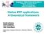 Italian PPP applications: A theoretical framework