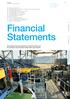 Financial Statements 03/ The statutory financial statements of both the Group and the Company and associated independent audit reports.