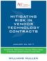 MITIGATING RISK IN VENDOR TECHNOLOGY CONTRACTS