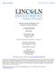 Lincoln Investment Planning, LLC Wrap Fee Program Brochure