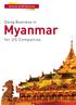 Doing Business in. Myanmar. for US Companies