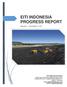 EITI INDONESIA PROGRESS REPORT