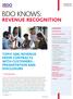 BDO KNOWS: REVENUE RECOGNITION TOPIC 606, REVENUE FROM CONTRACTS WITH CUSTOMERS - PRESENTATION AND DISCLOSURE. 1. Introduction CONTENTS