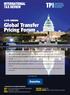 Global Transfer Pricing Forum September Park Hyatt Hotel, Washington DC