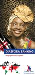 Diaspora Banking. Jamhuri Bouquet of Products