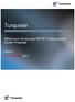 Turquoise. Millennium Exchange MiFID II Deployment Guide Proposal