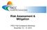 Risk Assessment & Mitigation. FRCC Fall Compliance Workshop November 10 12, 2015