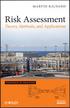MARVIN RAUSAND. Risk Assessment. Theory, Methods, and Applications STATISTICS I:-\ PRACTICE