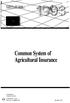 Common System of Agricultural Insurance EUROPEAN COMMUNITIES. Q ECONOMIC AND ~ SOCIAL COMMITTEE Brussels 1993