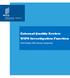 External Quality Review WIPO Investigation Function October 2015, Geneva, Switzerland