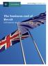 The business end of Brexit IoD survey on planning & trade