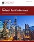 Federal Tax Conference