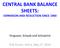 CENTRAL BANK BALANCE SHEETS: