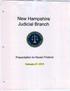 New Hampshire Judicial Branch. Presentation to House Finance