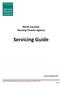 Servicing Guide. North Carolina Housing Finance Agency. Revised October 2017