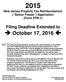 2015 New Jersey Property Tax Reimbursement ( Senior Freeze ) Application (Form PTR-1)