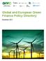 Global and European Green Finance Policy Directory. December 2017