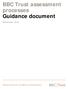 BBC Trust assessment processes Guidance document