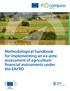 Methodological handbook for implementing an ex-ante assessment of agriculture financial instruments under