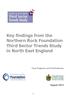Key findings from the Northern Rock Foundation Third Sector Trends Study in North East England