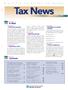 Tax News. In Brief. Contents. Fourth quarter 1998