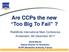 Are CCPs the new Too Big To Fail?