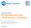 Purchasing from the Third Sector in Scotland