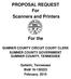 PROPOSAL REQUEST For Scanners and Printers. For the SUMNER COUNTY CIRCUIT COURT CLERK SUMNER COUNTY GOVERNMENT SUMNER COUNTY, TENNESSEE