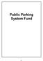 Public Parking System Fund