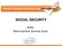 SOCIAL SECURITY. WISE Work Incentive Seminar Event