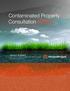 Contaminated Property Consultation (CPC) Environmental & Natural Resources