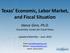 Texas Economic, Labor Market, and Fiscal Situation
