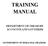 TRAINING MANUAL DEPARTMENT OF TREASURY ACCOUNTS AND LOTTERIES GOVERNMENT OF HIMACHAL PRADESH