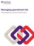 Managing operational risk. Understanding the sources and minimising the impacts