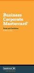 Business Corporate Mastercard