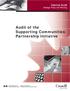 Audit of the Supporting Communities Partnership Initiative