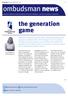 ombudsman news the generation game