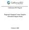 California ISO Report. Regional Marginal Losses Surplus Allocation Impact Study