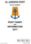 PORT TARIFF AND INFORMATION
